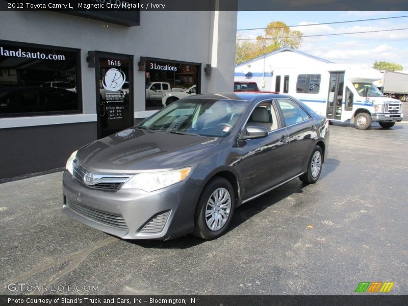 Magnetic Gray Metallic / Ivory 2012 Toyota Camry L