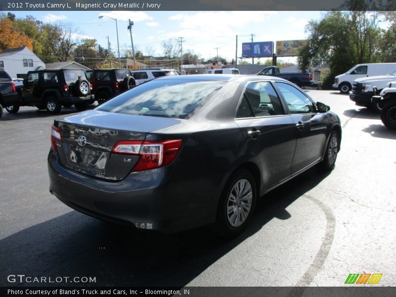 Magnetic Gray Metallic / Ivory 2012 Toyota Camry L