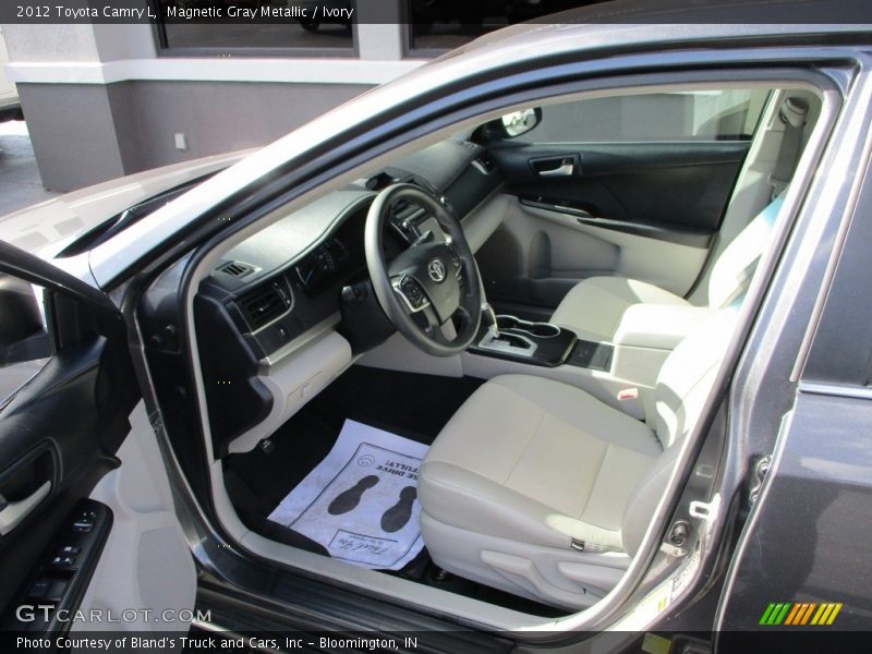 Magnetic Gray Metallic / Ivory 2012 Toyota Camry L