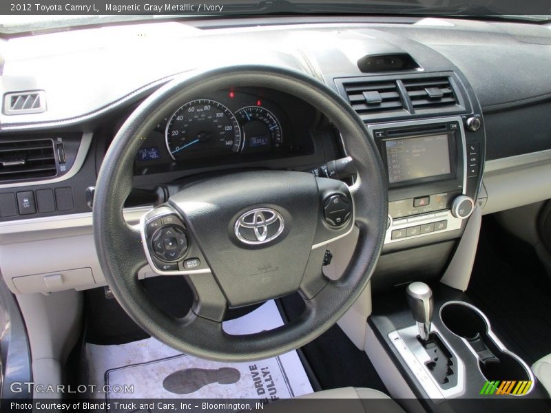 Magnetic Gray Metallic / Ivory 2012 Toyota Camry L