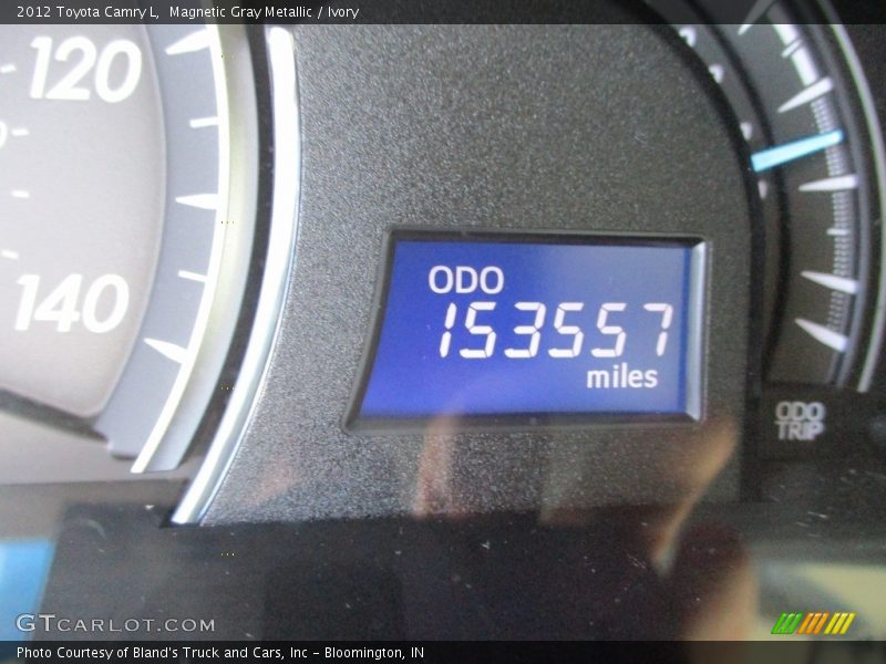 Magnetic Gray Metallic / Ivory 2012 Toyota Camry L