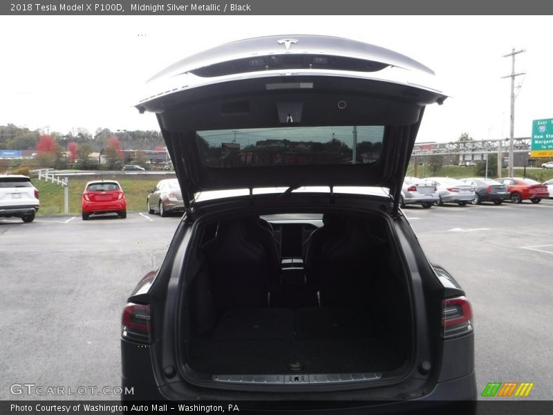 Midnight Silver Metallic / Black 2018 Tesla Model X P100D
