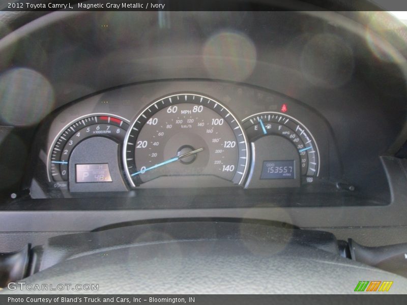 Magnetic Gray Metallic / Ivory 2012 Toyota Camry L