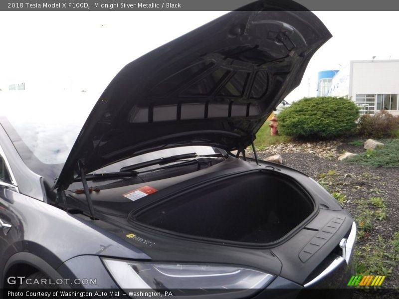 Midnight Silver Metallic / Black 2018 Tesla Model X P100D