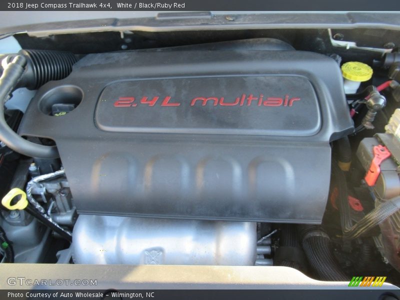 White / Black/Ruby Red 2018 Jeep Compass Trailhawk 4x4