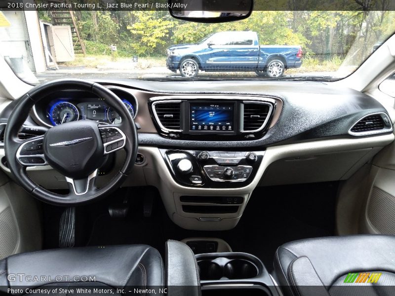 Jazz Blue Pearl / Black/Alloy 2018 Chrysler Pacifica Touring L