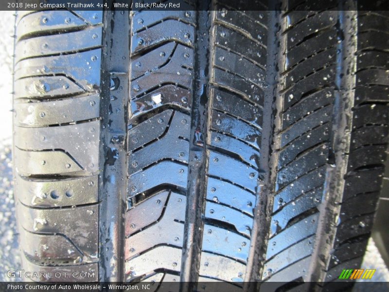 White / Black/Ruby Red 2018 Jeep Compass Trailhawk 4x4