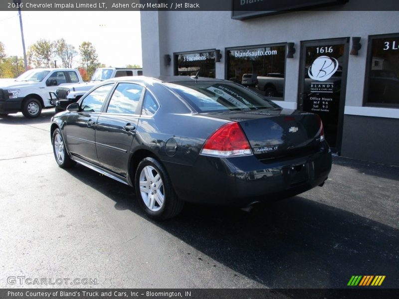 Ashen Gray Metallic / Jet Black 2016 Chevrolet Impala Limited LT