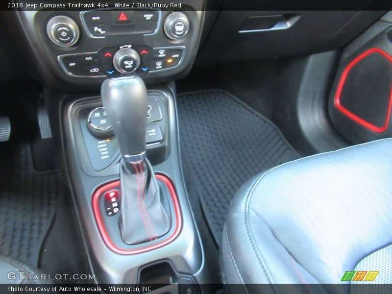 White / Black/Ruby Red 2018 Jeep Compass Trailhawk 4x4