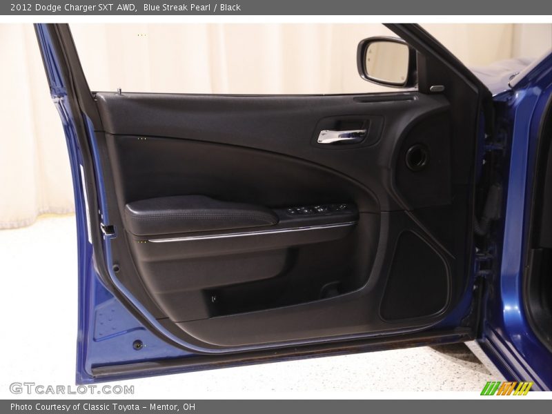 Blue Streak Pearl / Black 2012 Dodge Charger SXT AWD
