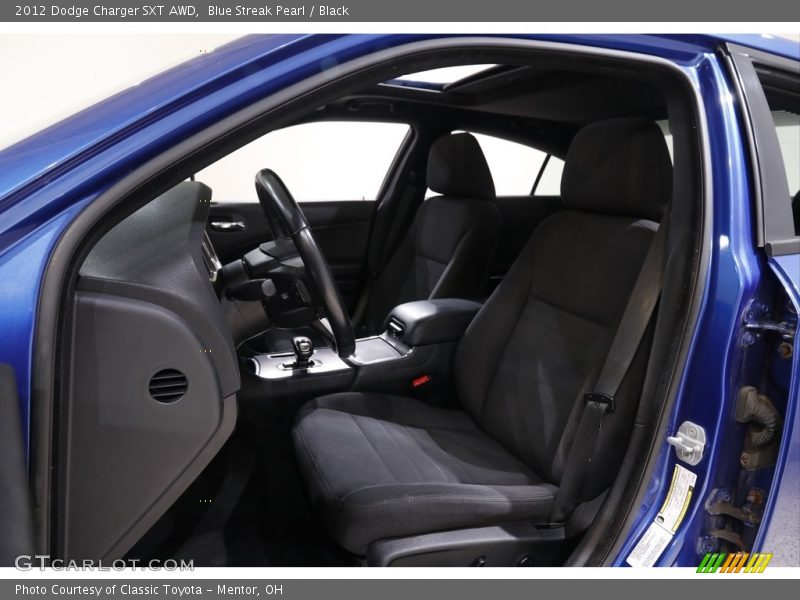 Blue Streak Pearl / Black 2012 Dodge Charger SXT AWD