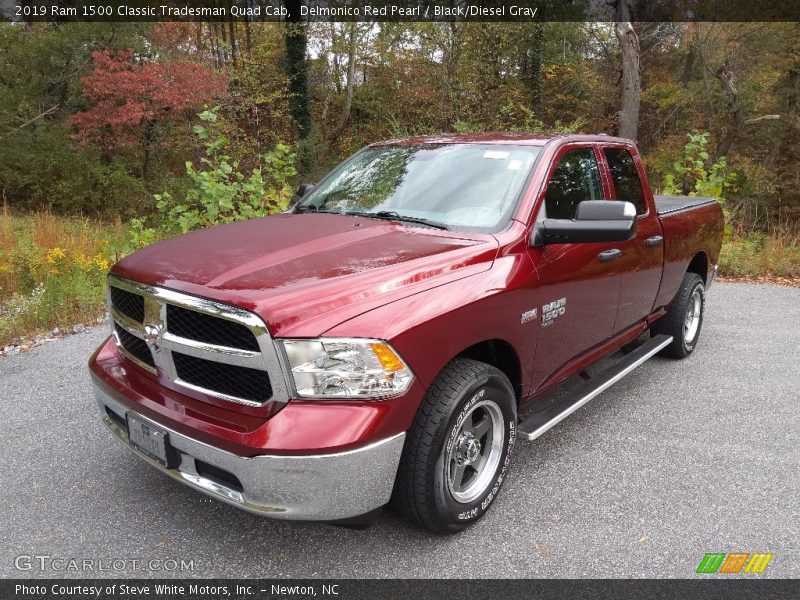 Delmonico Red Pearl / Black/Diesel Gray 2019 Ram 1500 Classic Tradesman Quad Cab