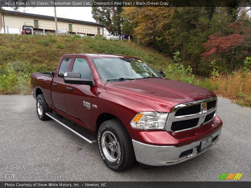 Delmonico Red Pearl / Black/Diesel Gray 2019 Ram 1500 Classic Tradesman Quad Cab