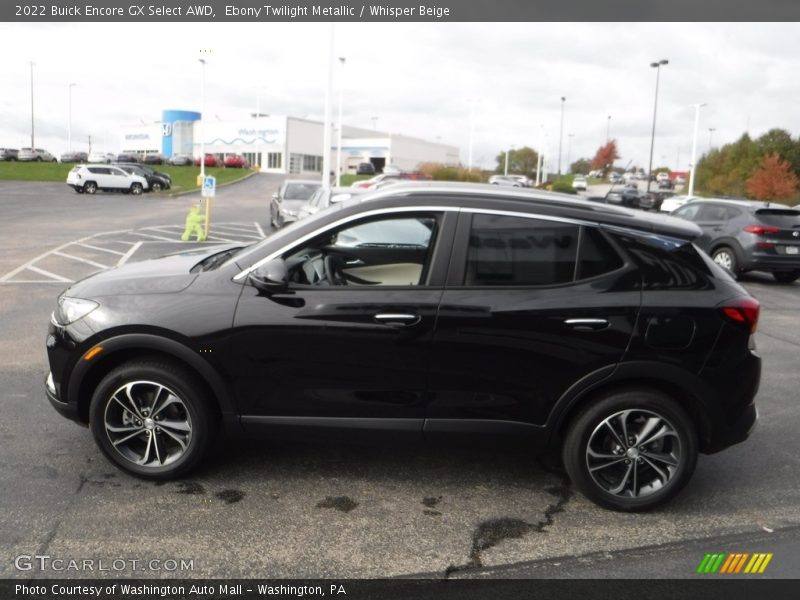 Ebony Twilight Metallic / Whisper Beige 2022 Buick Encore GX Select AWD