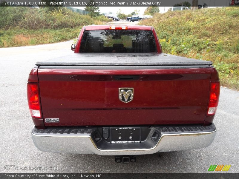 Delmonico Red Pearl / Black/Diesel Gray 2019 Ram 1500 Classic Tradesman Quad Cab