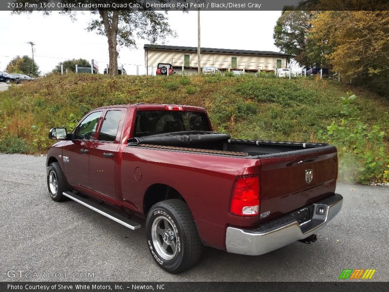 Delmonico Red Pearl / Black/Diesel Gray 2019 Ram 1500 Classic Tradesman Quad Cab