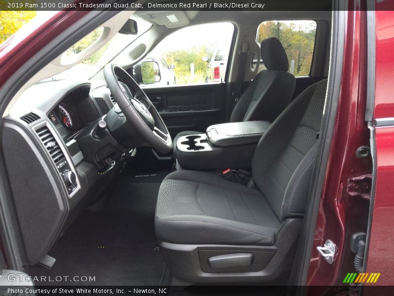 Delmonico Red Pearl / Black/Diesel Gray 2019 Ram 1500 Classic Tradesman Quad Cab