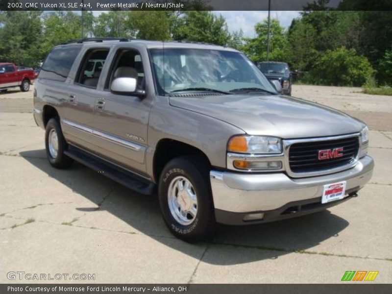Pewter Metallic / Neutral/Shale 2002 GMC Yukon XL SLE 4x4