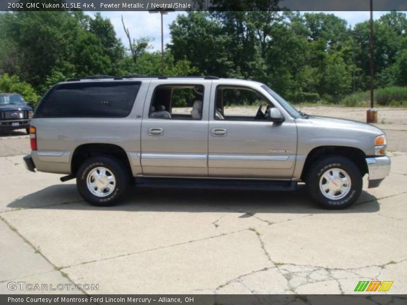 Pewter Metallic / Neutral/Shale 2002 GMC Yukon XL SLE 4x4