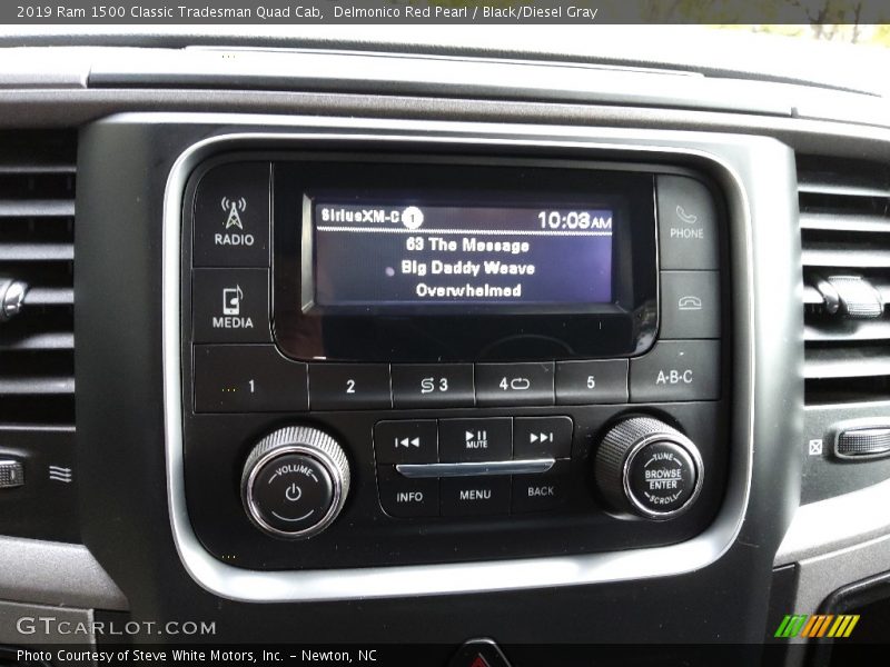 Delmonico Red Pearl / Black/Diesel Gray 2019 Ram 1500 Classic Tradesman Quad Cab
