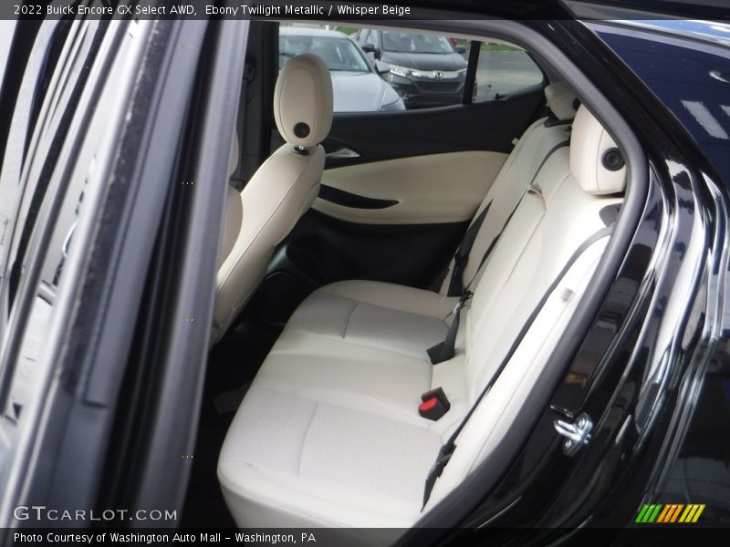 Rear Seat of 2022 Encore GX Select AWD