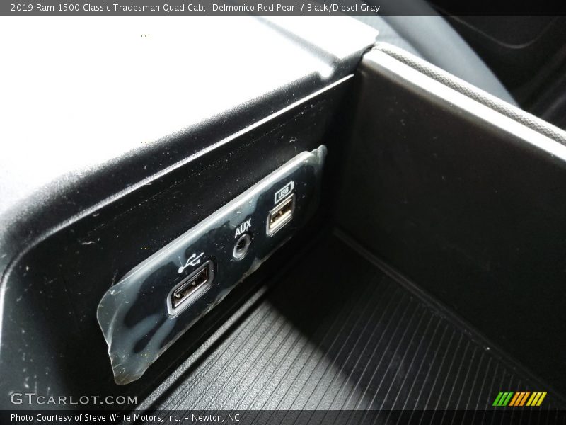 Delmonico Red Pearl / Black/Diesel Gray 2019 Ram 1500 Classic Tradesman Quad Cab