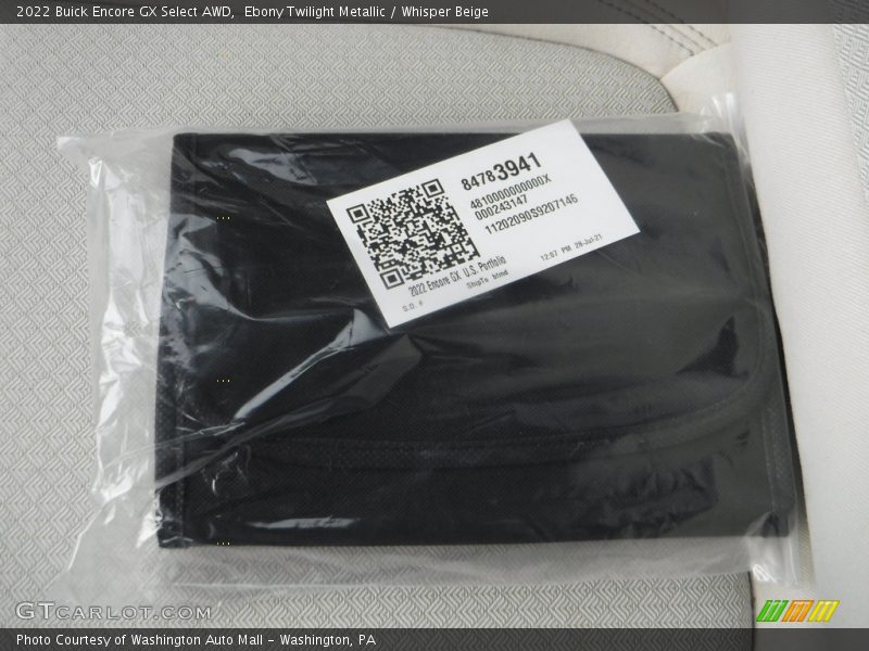 Ebony Twilight Metallic / Whisper Beige 2022 Buick Encore GX Select AWD
