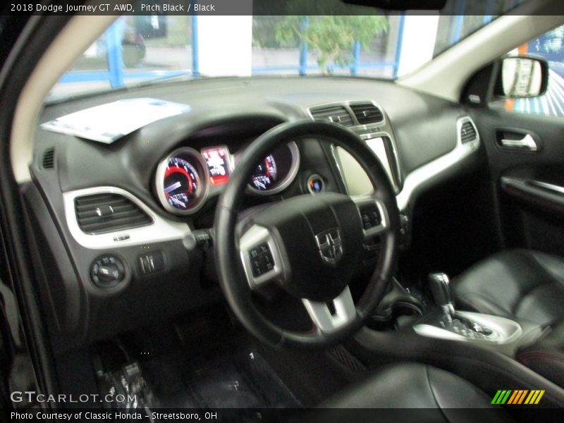 Pitch Black / Black 2018 Dodge Journey GT AWD