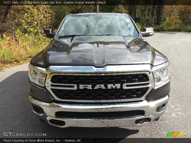 Granite Crystal Metallic / Black 2022 Ram 1500 Big Horn Quad Cab 4x4