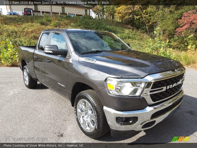 Granite Crystal Metallic / Black 2022 Ram 1500 Big Horn Quad Cab 4x4