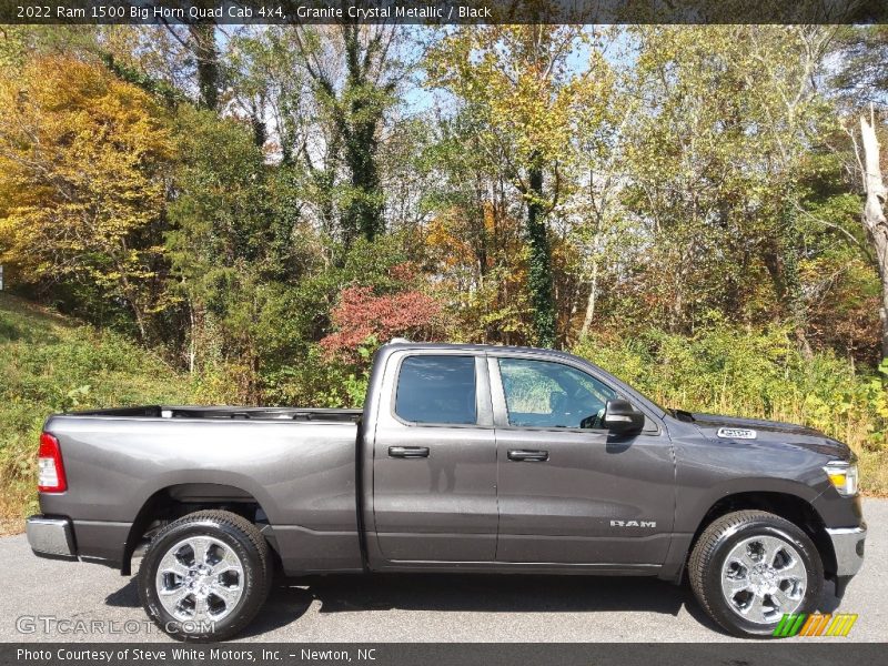 Granite Crystal Metallic / Black 2022 Ram 1500 Big Horn Quad Cab 4x4