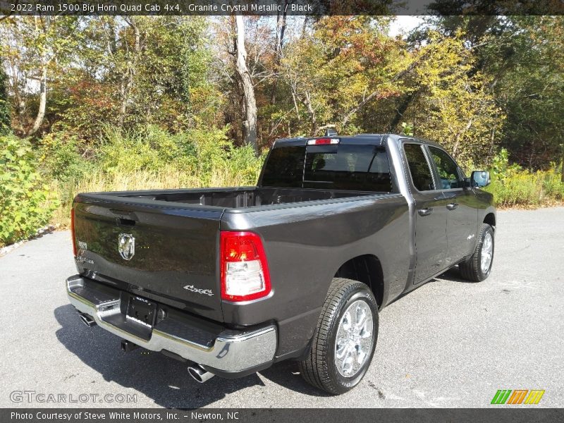 Granite Crystal Metallic / Black 2022 Ram 1500 Big Horn Quad Cab 4x4