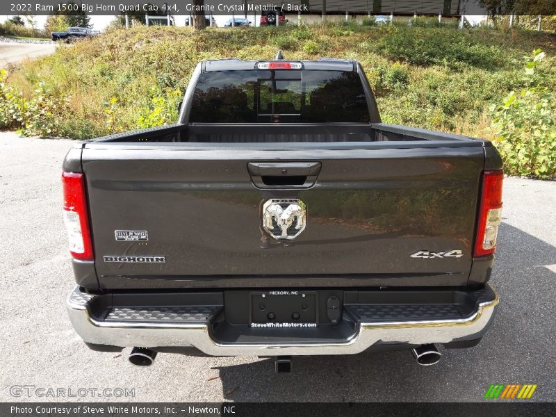 Granite Crystal Metallic / Black 2022 Ram 1500 Big Horn Quad Cab 4x4
