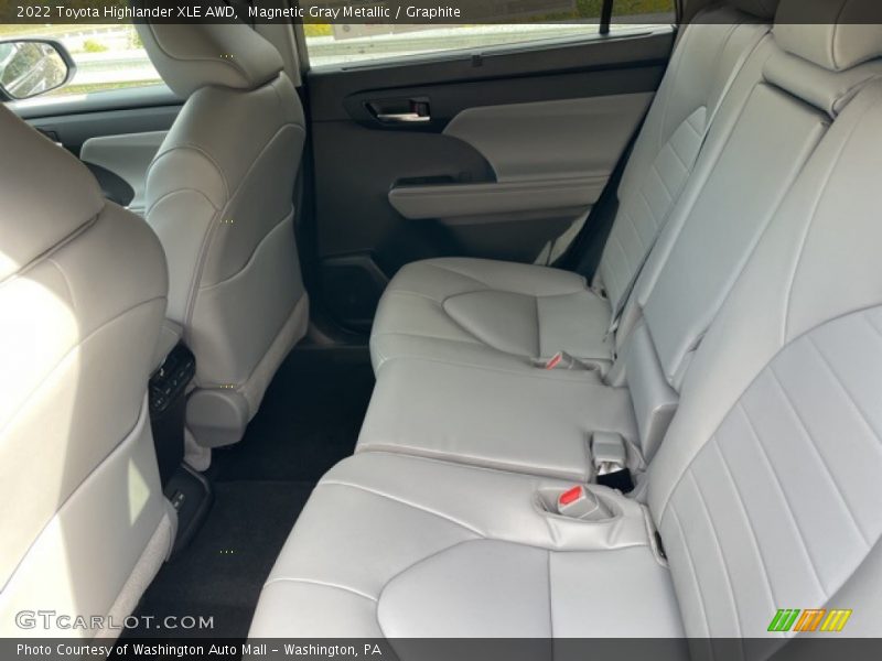 Rear Seat of 2022 Highlander XLE AWD