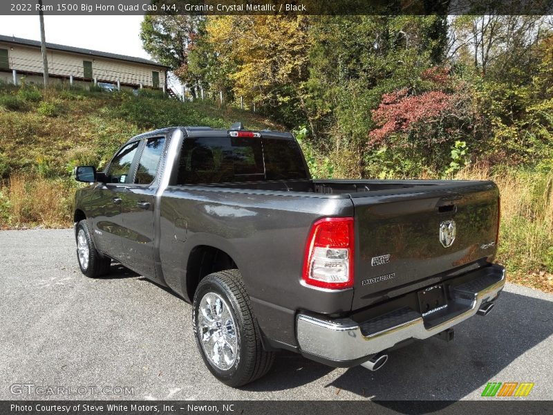 Granite Crystal Metallic / Black 2022 Ram 1500 Big Horn Quad Cab 4x4