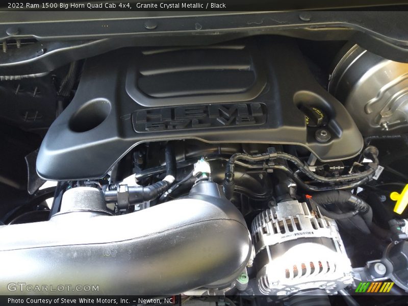Granite Crystal Metallic / Black 2022 Ram 1500 Big Horn Quad Cab 4x4