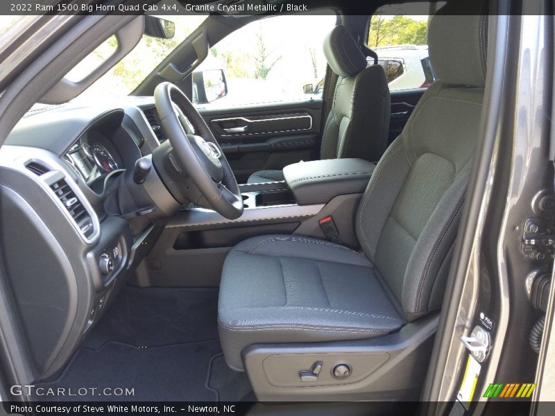 Granite Crystal Metallic / Black 2022 Ram 1500 Big Horn Quad Cab 4x4
