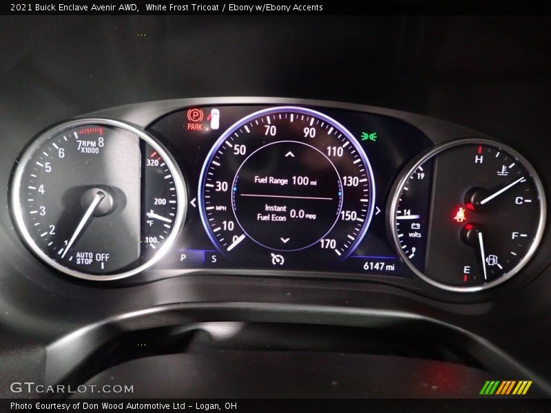 White Frost Tricoat / Ebony w/Ebony Accents 2021 Buick Enclave Avenir AWD