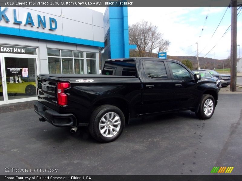 Black / Jet Black 2019 Chevrolet Silverado 1500 Custom Crew Cab 4WD