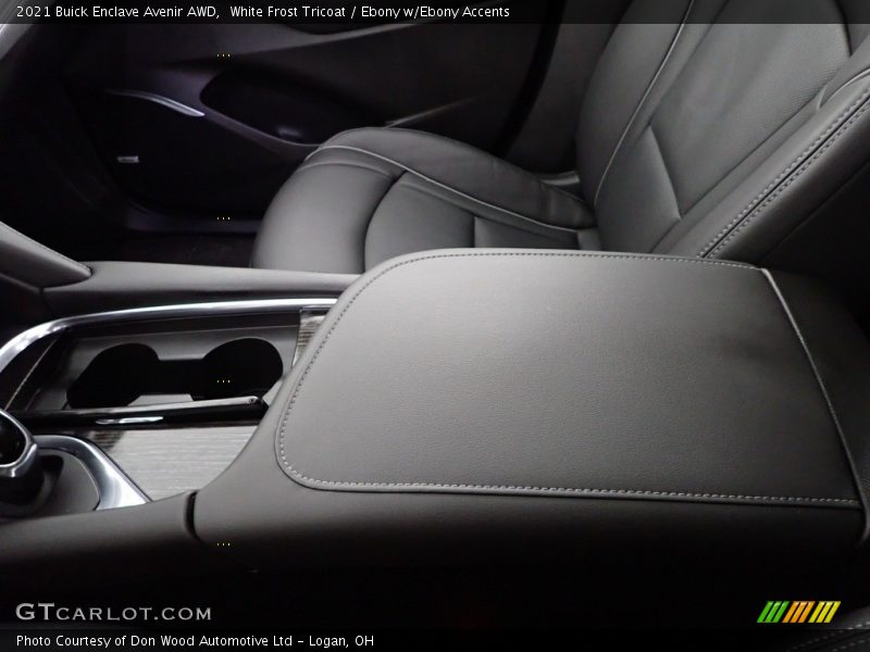 White Frost Tricoat / Ebony w/Ebony Accents 2021 Buick Enclave Avenir AWD