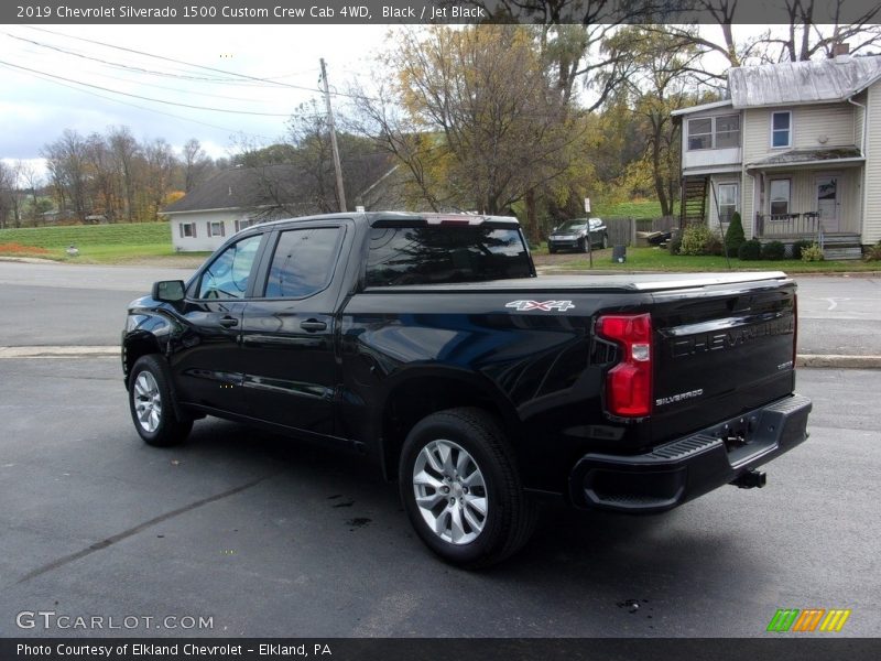 Black / Jet Black 2019 Chevrolet Silverado 1500 Custom Crew Cab 4WD