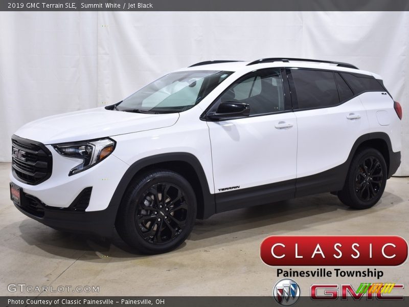 Summit White / Jet Black 2019 GMC Terrain SLE