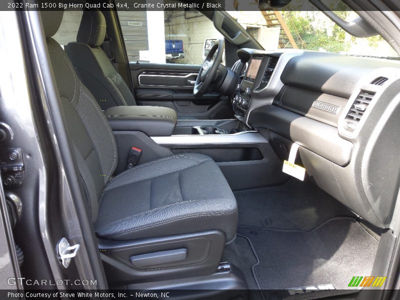 Granite Crystal Metallic / Black 2022 Ram 1500 Big Horn Quad Cab 4x4