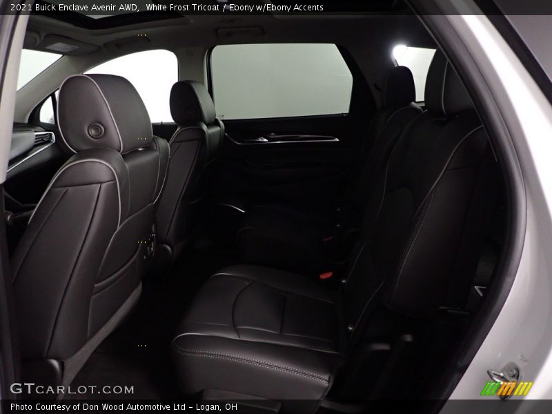 White Frost Tricoat / Ebony w/Ebony Accents 2021 Buick Enclave Avenir AWD