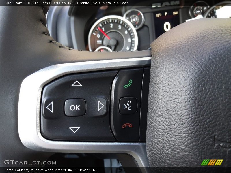 Granite Crystal Metallic / Black 2022 Ram 1500 Big Horn Quad Cab 4x4