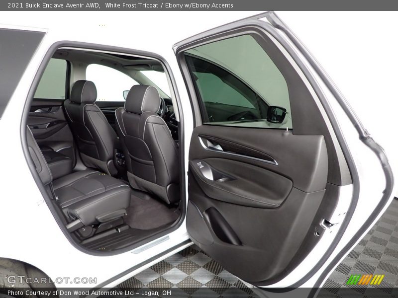 White Frost Tricoat / Ebony w/Ebony Accents 2021 Buick Enclave Avenir AWD