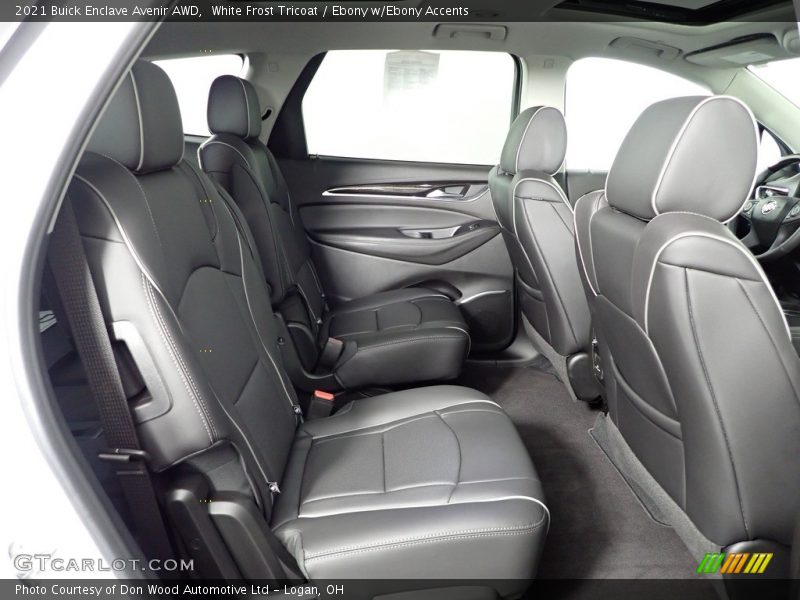 White Frost Tricoat / Ebony w/Ebony Accents 2021 Buick Enclave Avenir AWD