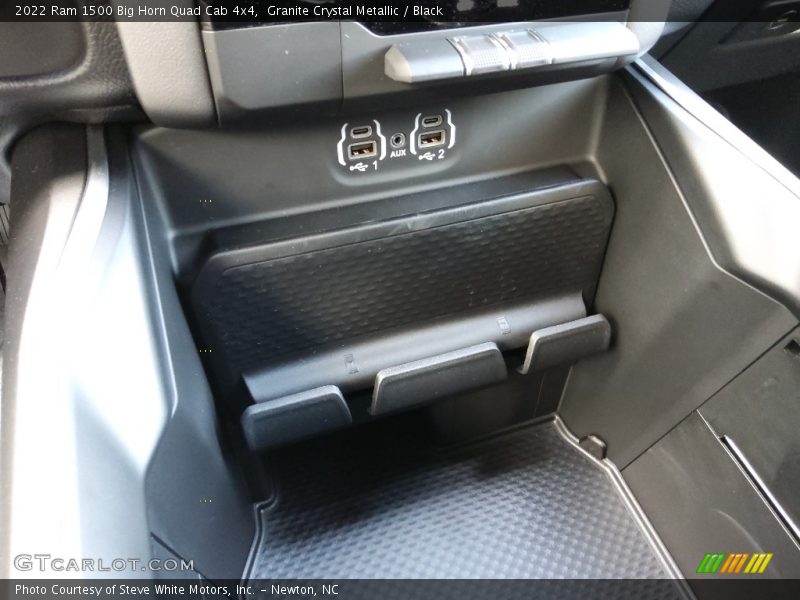 Granite Crystal Metallic / Black 2022 Ram 1500 Big Horn Quad Cab 4x4