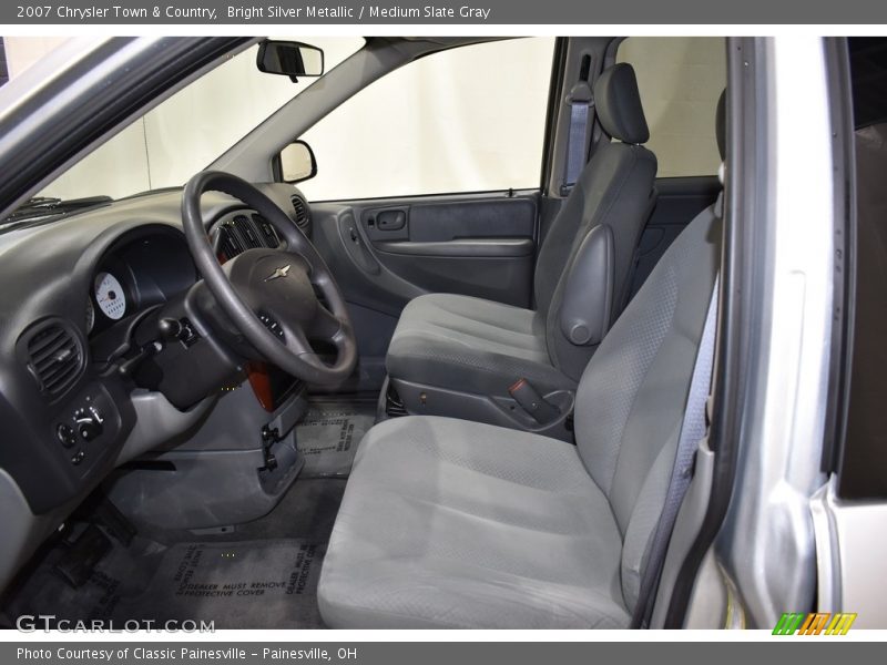 Bright Silver Metallic / Medium Slate Gray 2007 Chrysler Town & Country