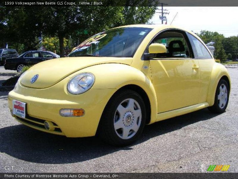 Yellow / Black 1999 Volkswagen New Beetle GLS Coupe